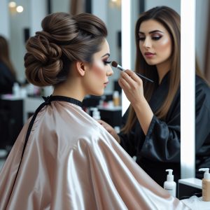 سارا حسینی خدمات میکاپ و شینیون عروس با طراحی چهره اختصاصی در شیراز بلوار چمران